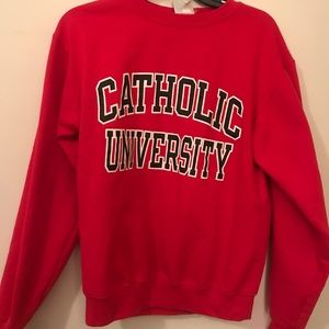 catholic university sweatshirt